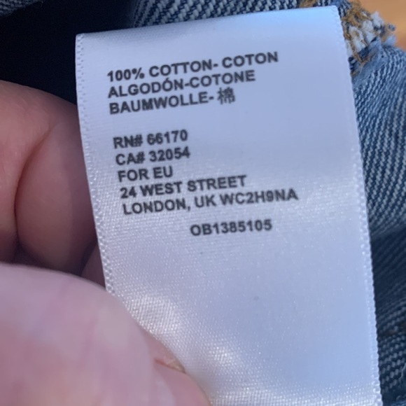 BDG + Urban Outfitters Dad Slim Tapered Fit Distressed Raw Step Hem Denim Jeans - Picture 17 of 17